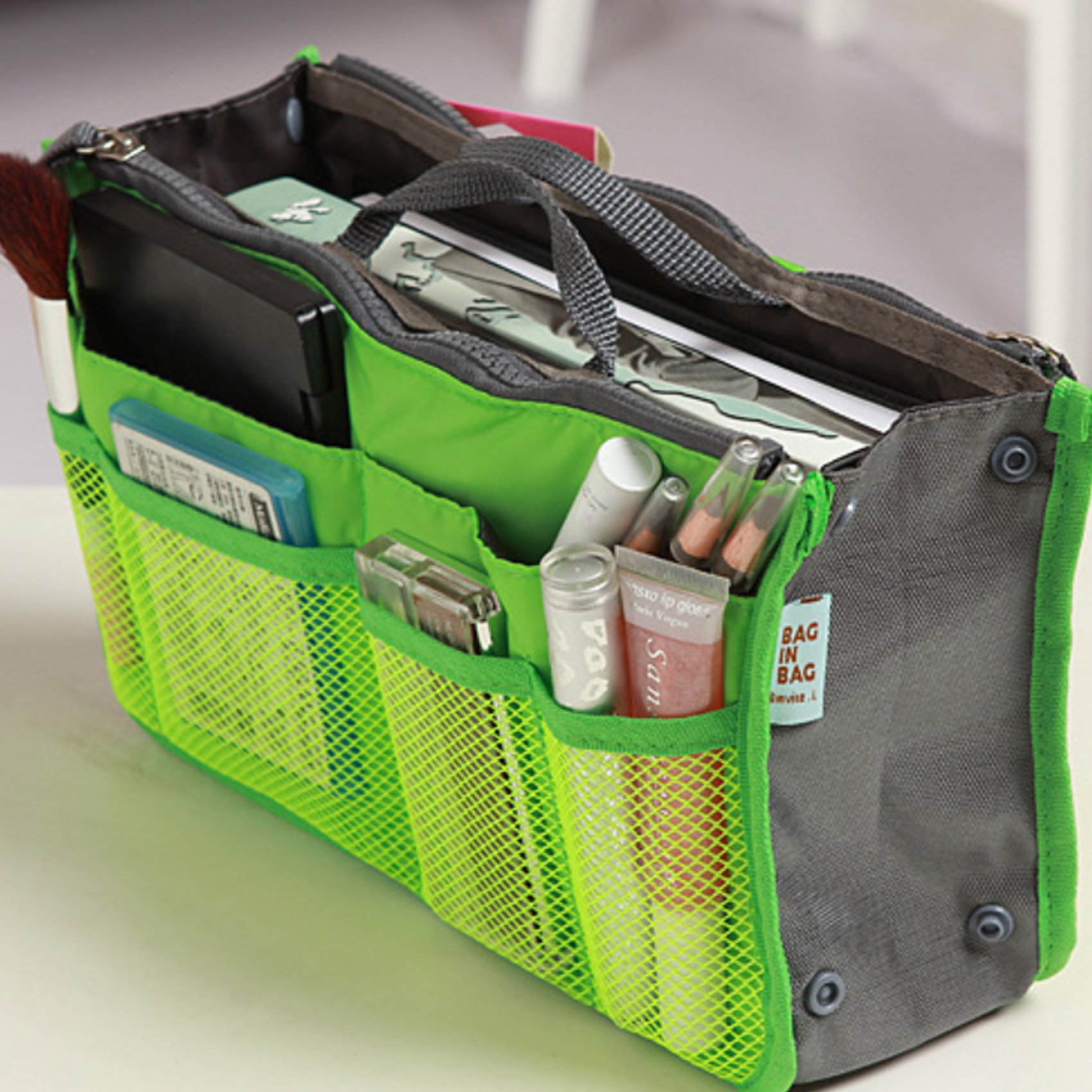Women Bags Dior - Makeup Handbag Organizer Insert Bag Multi