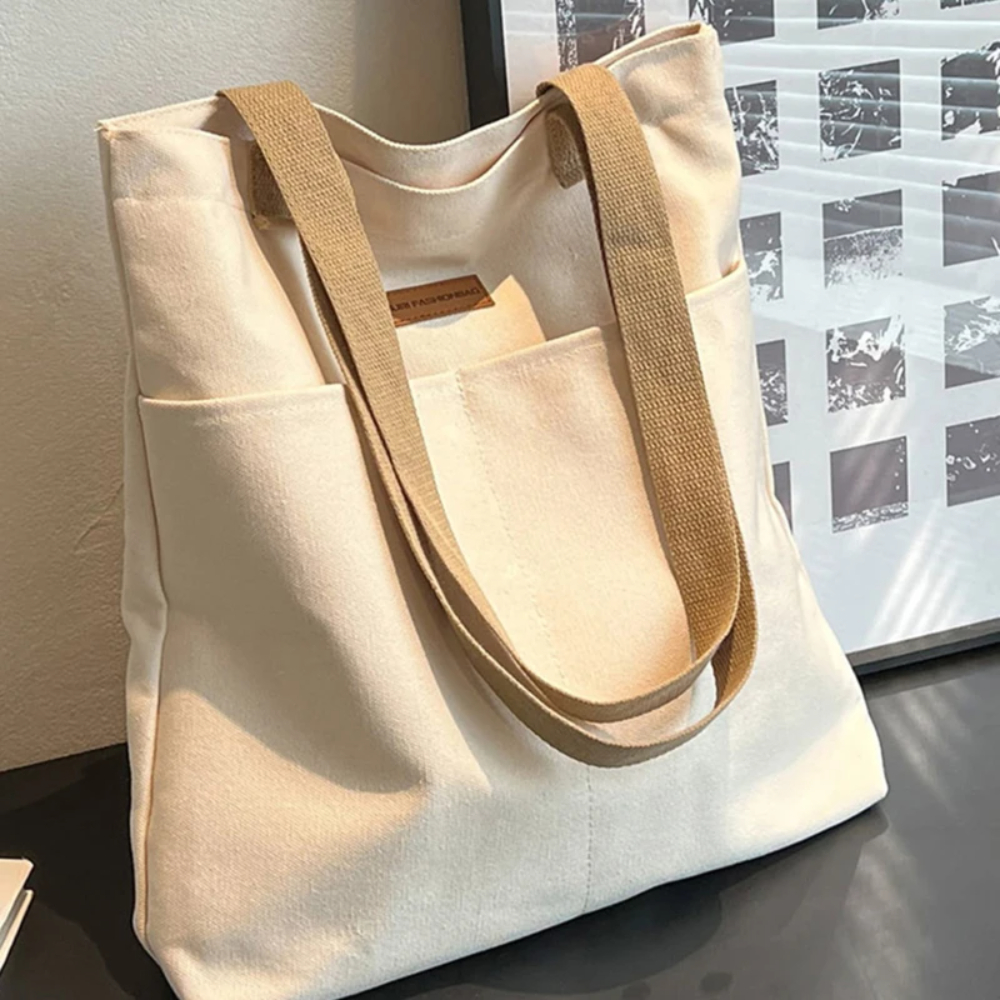 Women Bags Wholesale - 1Pc Women's Tote Bag Canvas Sewing