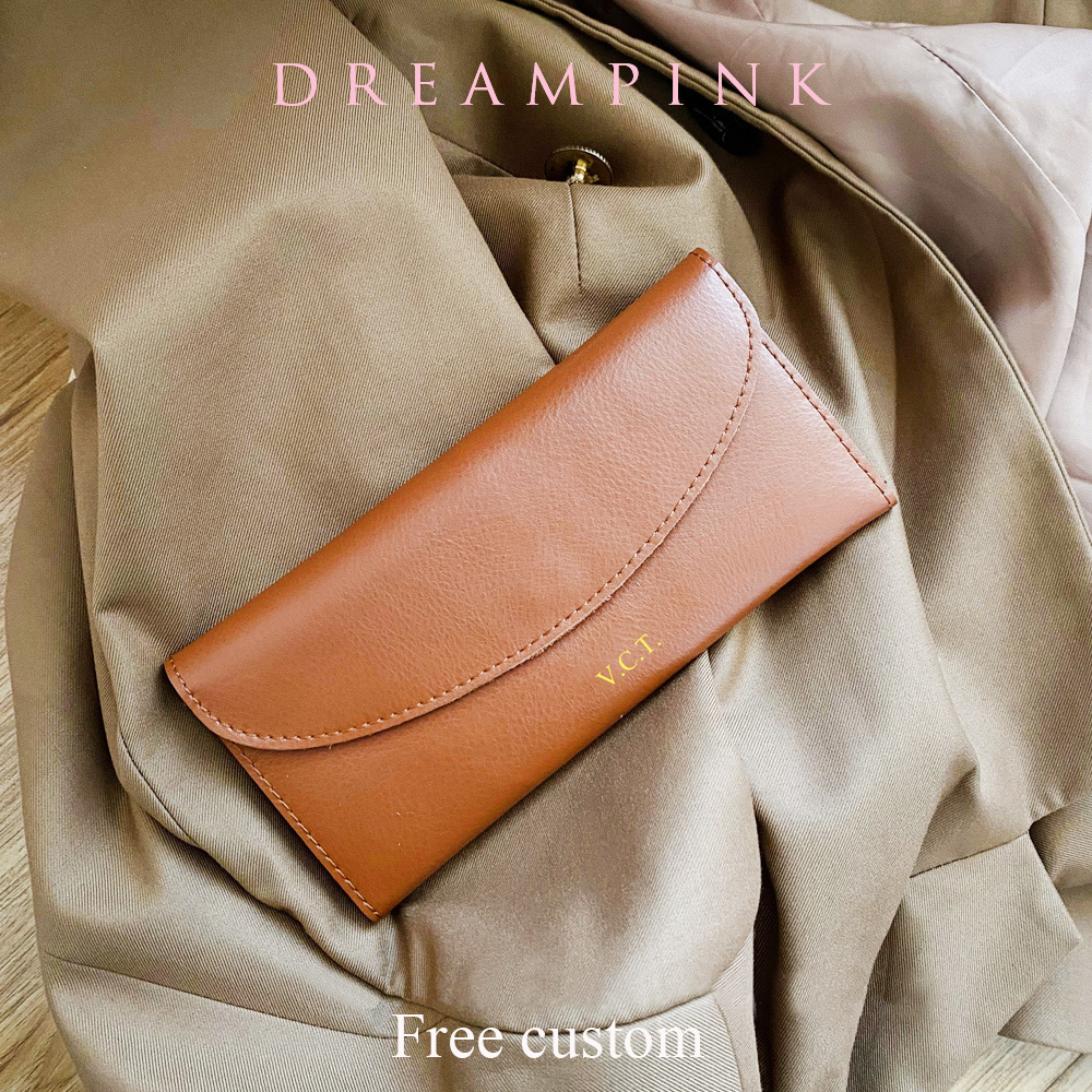 Women Bags Name - Genuine Leather Women Long Wallet Custom