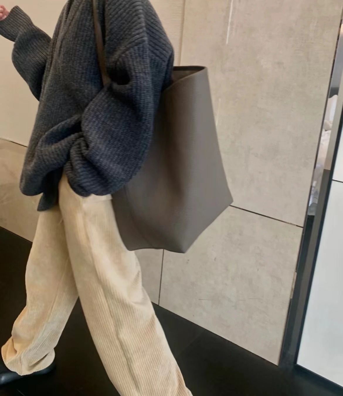 Cowhide Autumn Winter Bag: Dur - Women Bags Dkny ulasan dan harga