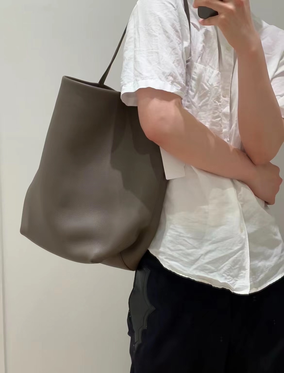 Cowhide Autumn Winter Bag: Dur - Women Bags Dkny ulasan dan harga