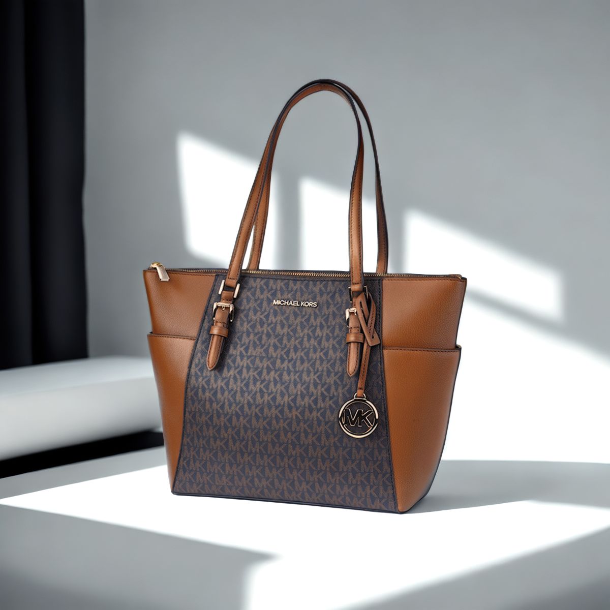 MICHAEL KORS Charlotte Large L - Women'S Bags Of Michael Kors ulasan dan harga