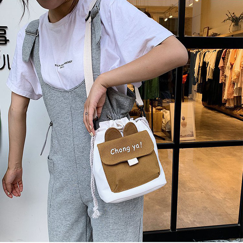 Canvas Shoulder Women'S Bag Sm - Women Bags H&M ulasan dan harga