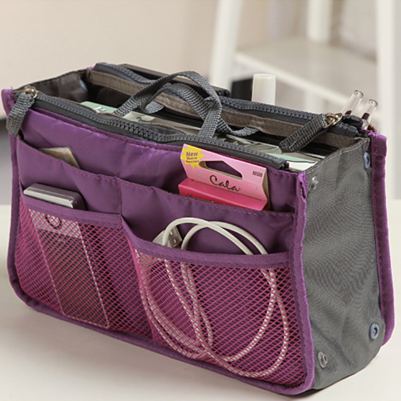 Makeup Handbag Organizer Inser - Women Bags Dior ulasan dan harga