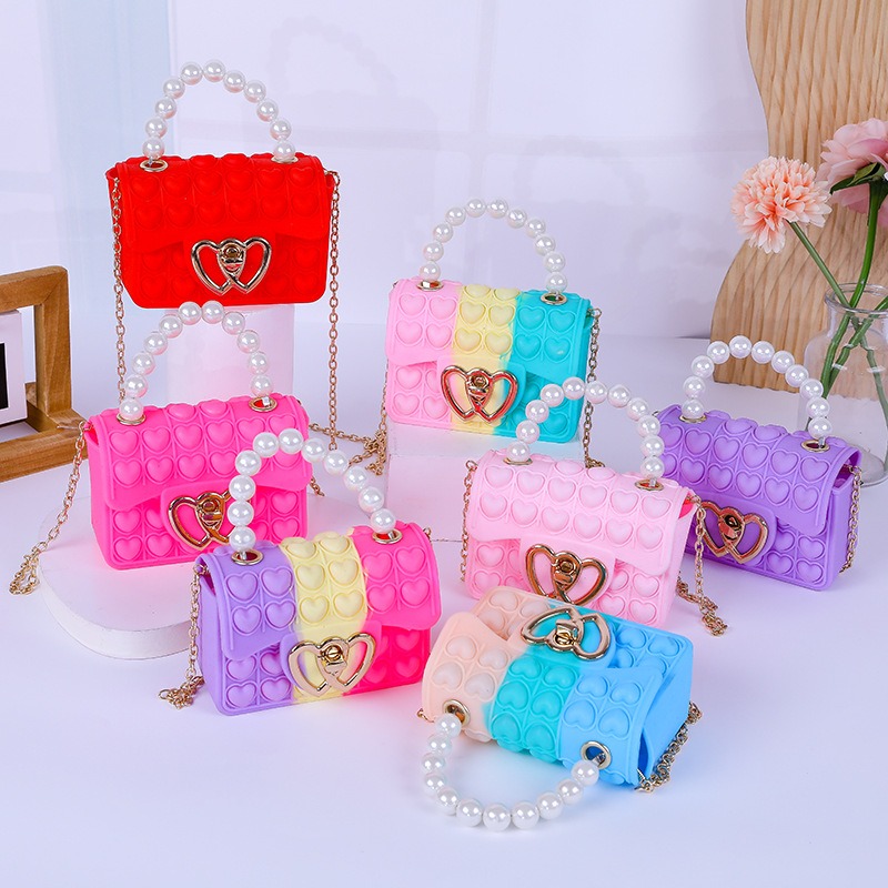 Silicone Love Bubble Jelly Bag - Women Bags H&M ulasan dan harga