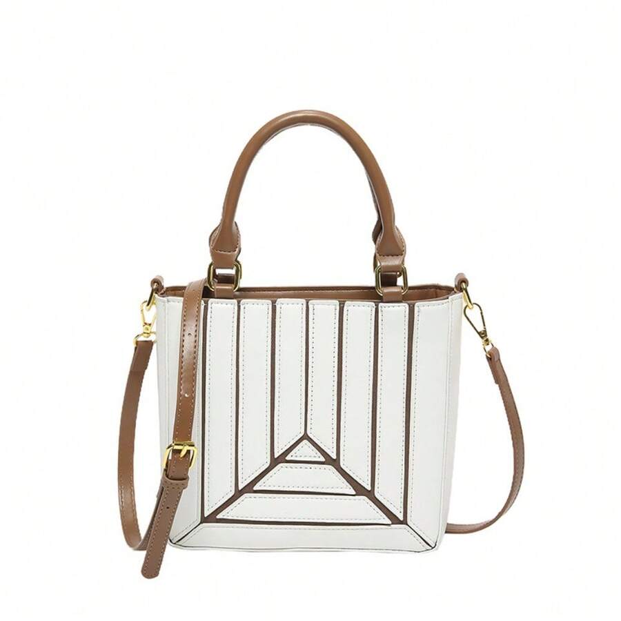 Geometric Panel Structured Top - Women'S Bags Top 10 ulasan dan harga