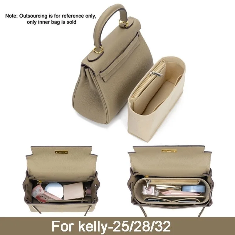 Felt Cloth Insert Bag Organize - Women Bags Hermes ulasan dan harga