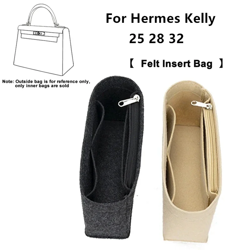 Felt Cloth Insert Bag Organize - Women Bags Hermes ulasan dan harga