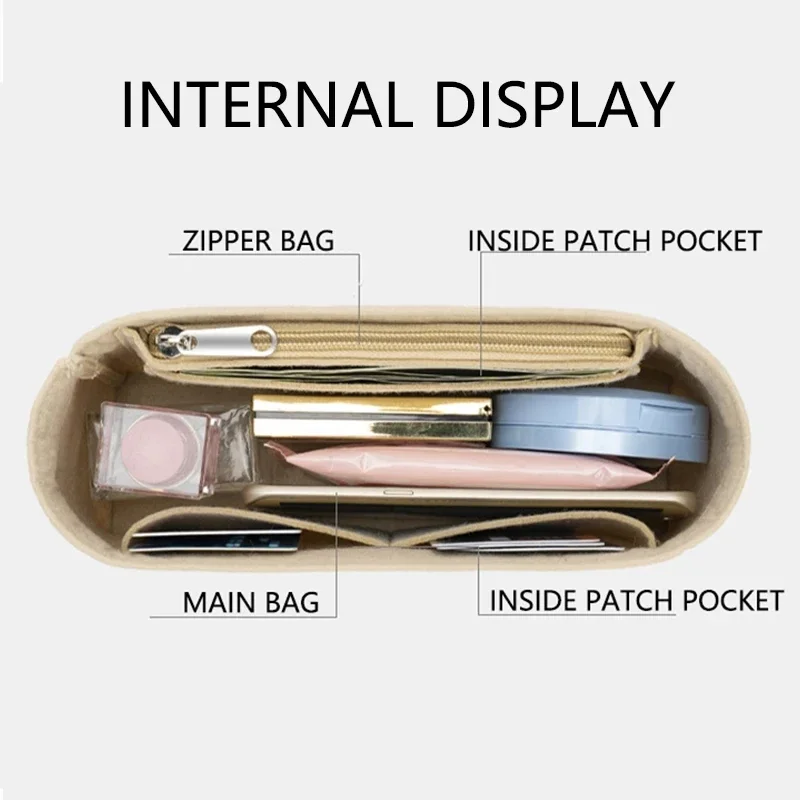 Felt Cloth Insert Bag Organize - Women Bags Hermes ulasan dan harga