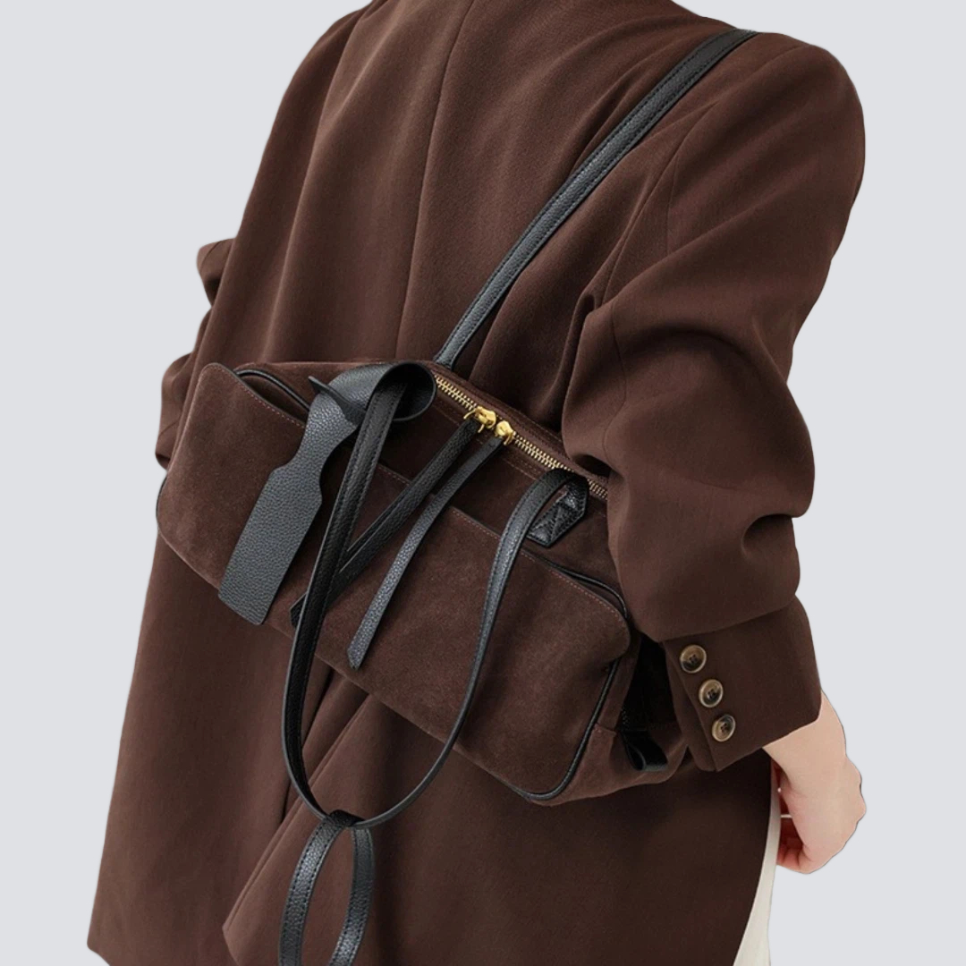 Suede Leather Womens Shoulder  - Women Handheld Bags ulasan dan harga