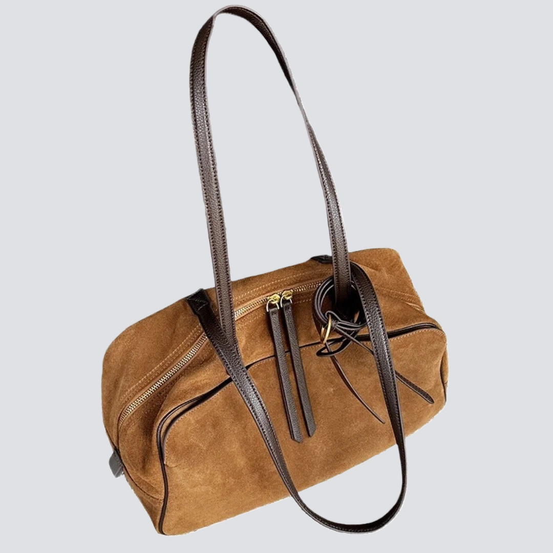 Suede Leather Womens Shoulder  - Women Handheld Bags ulasan dan harga