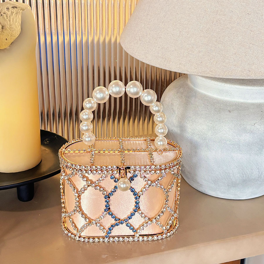 French Pearl Diamond Hand-held - Women Handheld Bags ulasan dan harga