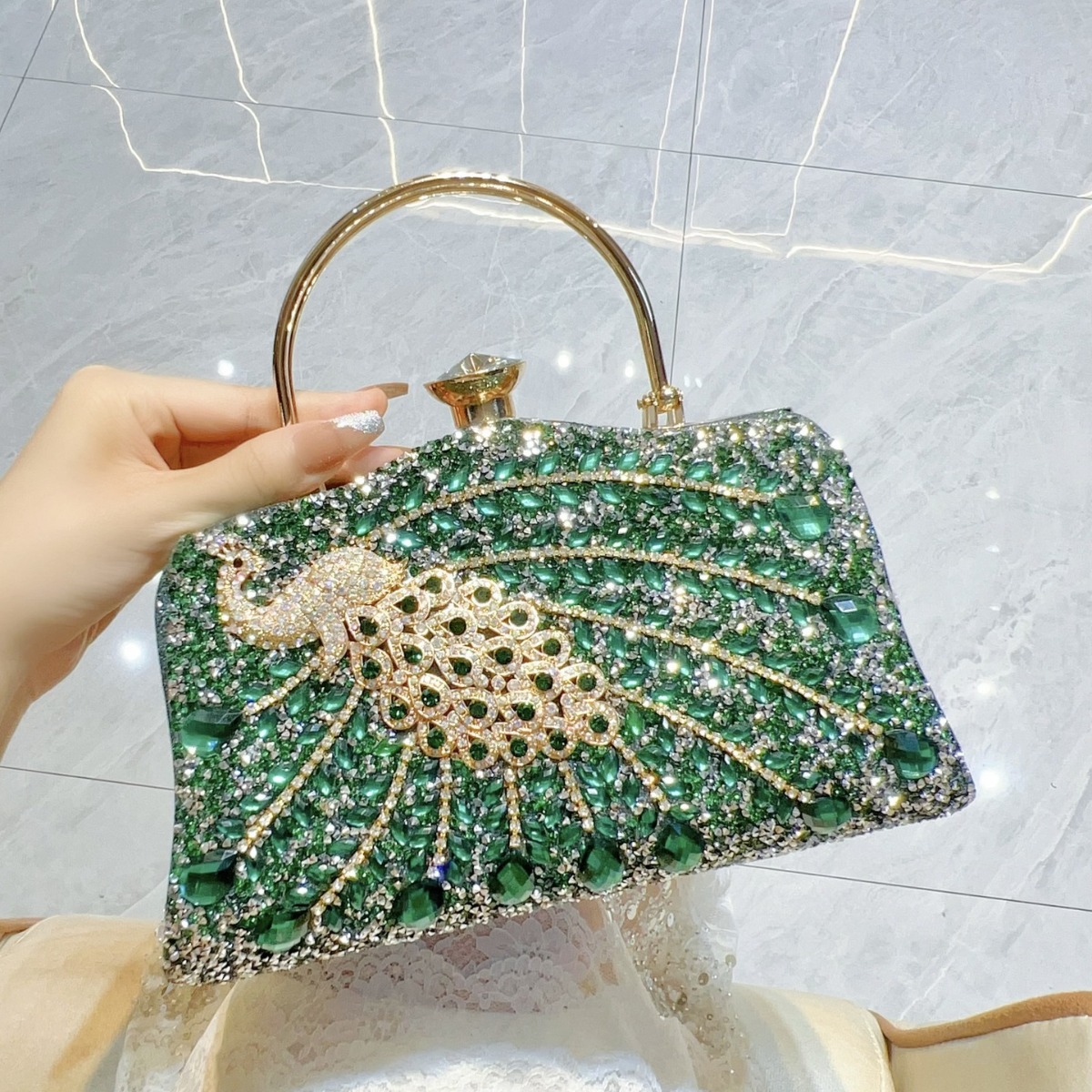 New Full Diamond Handbag with  - Women Handheld Bags ulasan dan harga