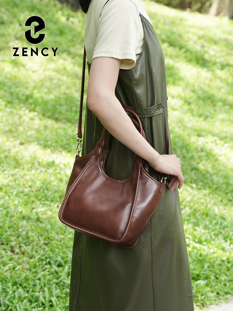 Zency Oil Wax Leather Top Hand - Women'S Bags Top 10 ulasan dan harga