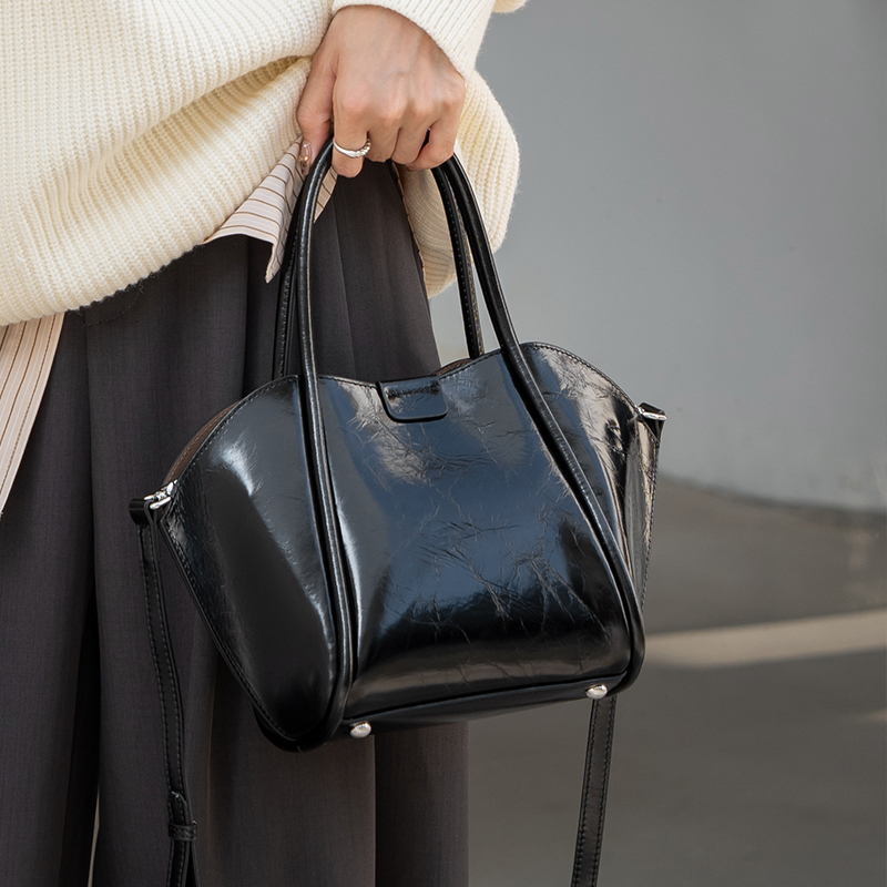 Genuine Cowhide Leather Top Ha - Women'S Bags Top 10 ulasan dan harga