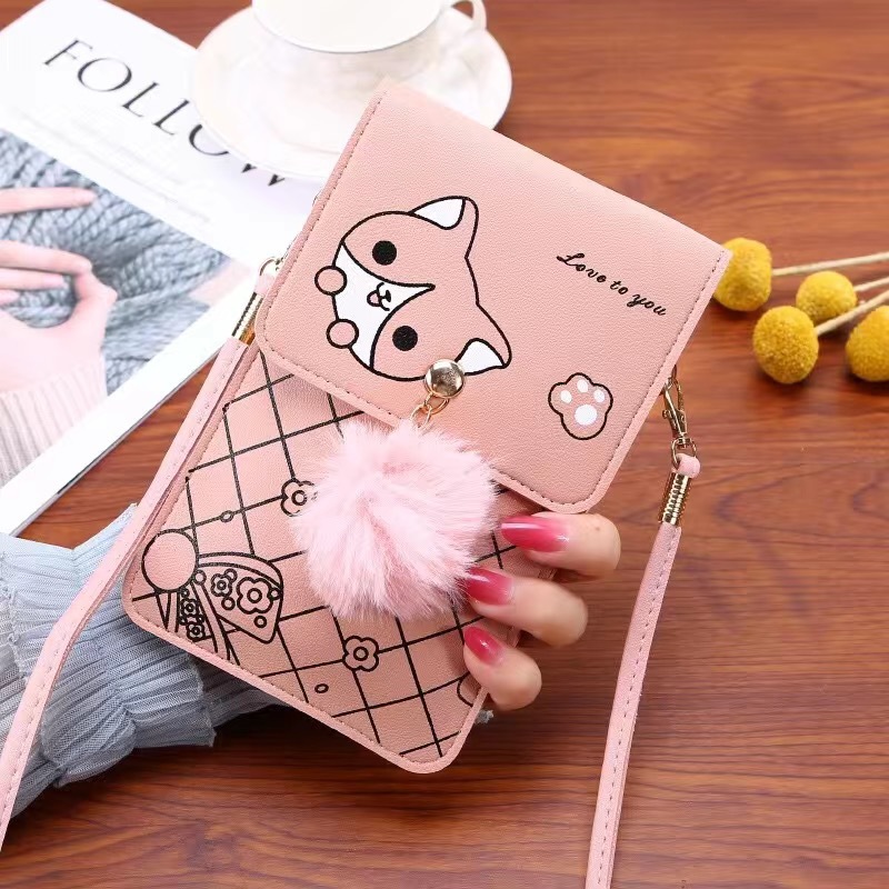 Cute Cartoon Pattern Touch-Scr - Women Bags Dkny ulasan dan harga