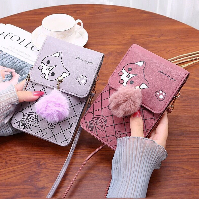 Cute Cartoon Pattern Touch-Scr - Women Bags Dkny ulasan dan harga