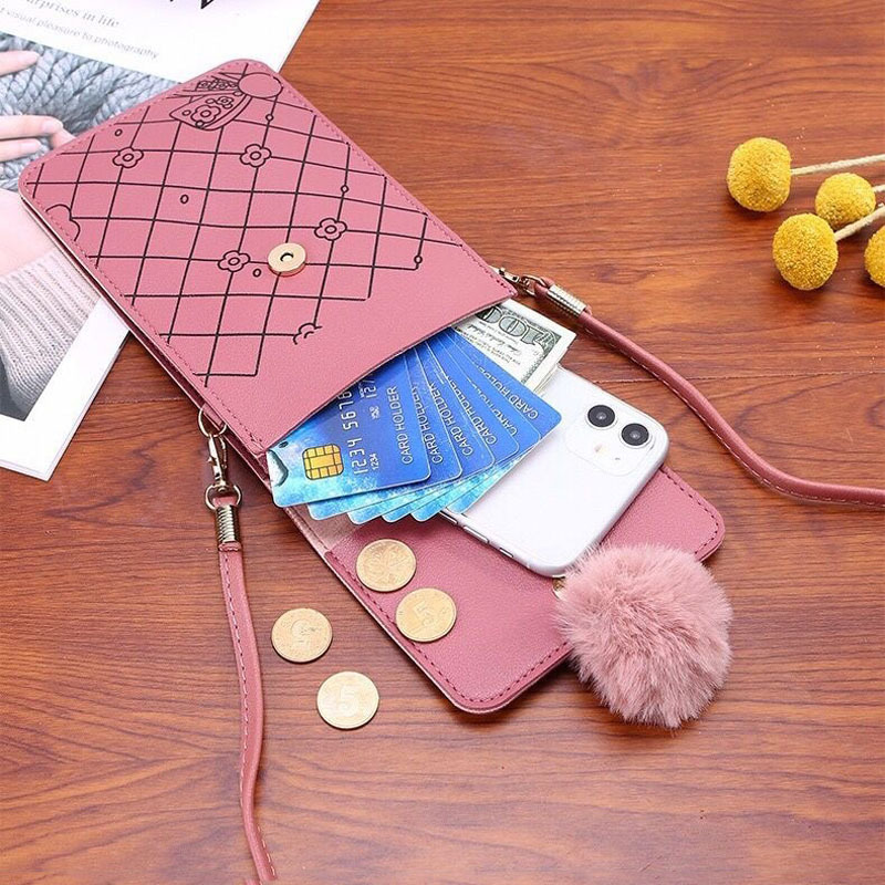 Cute Cartoon Pattern Touch-Scr - Women Bags Dkny ulasan dan harga