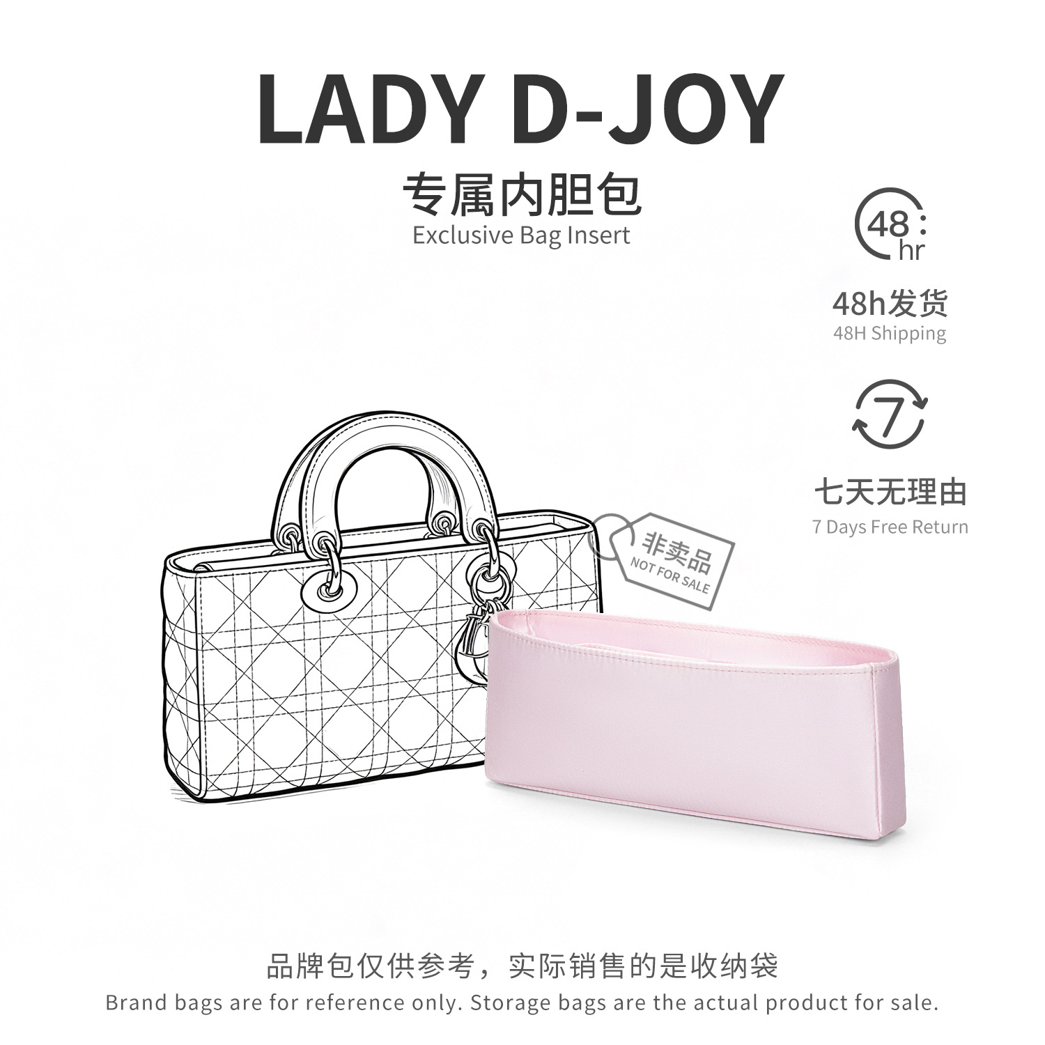 Bag Organizer for Dior Lady D- - Women Bags Dior ulasan dan harga
