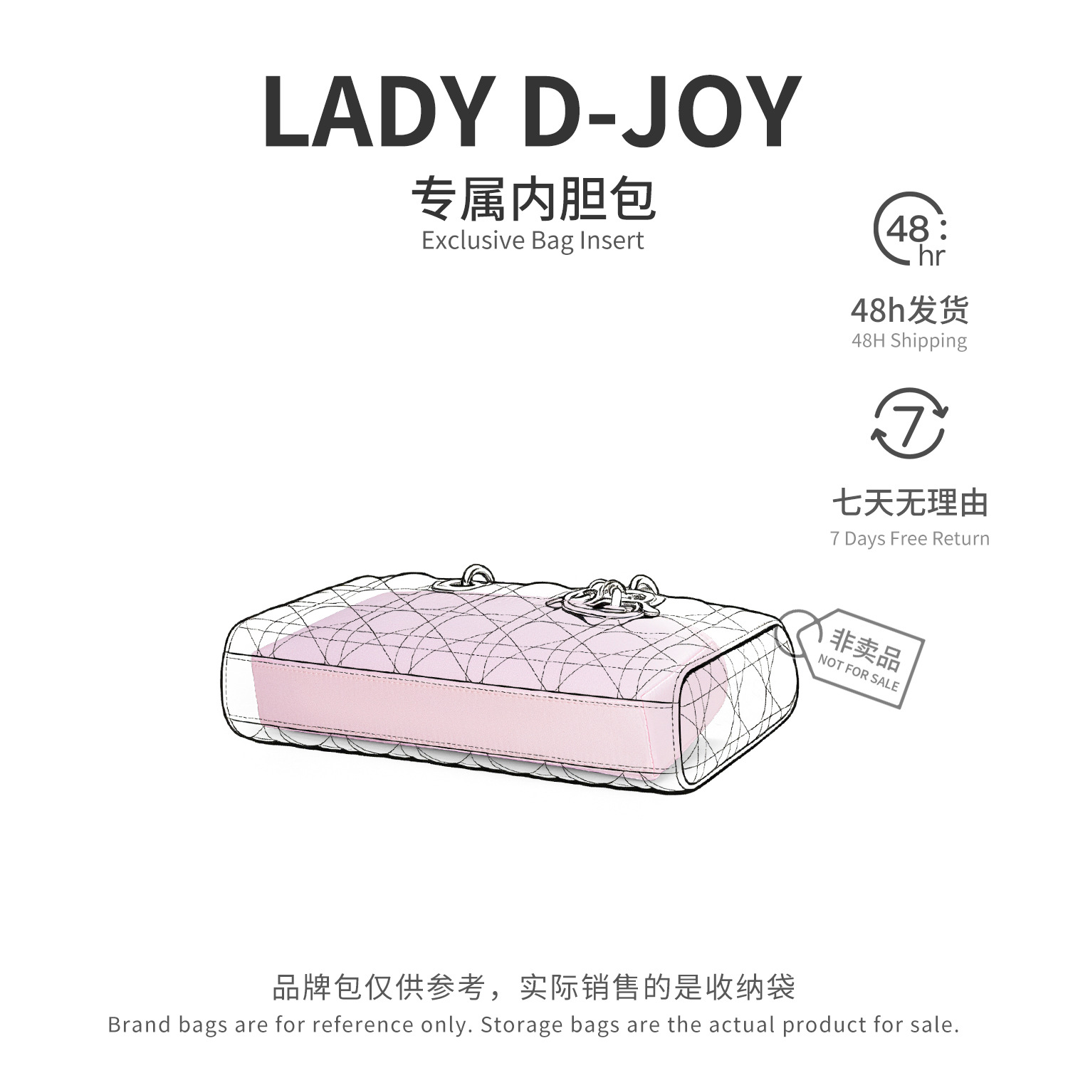 Bag Organizer for Dior Lady D- - Women Bags Dior ulasan dan harga