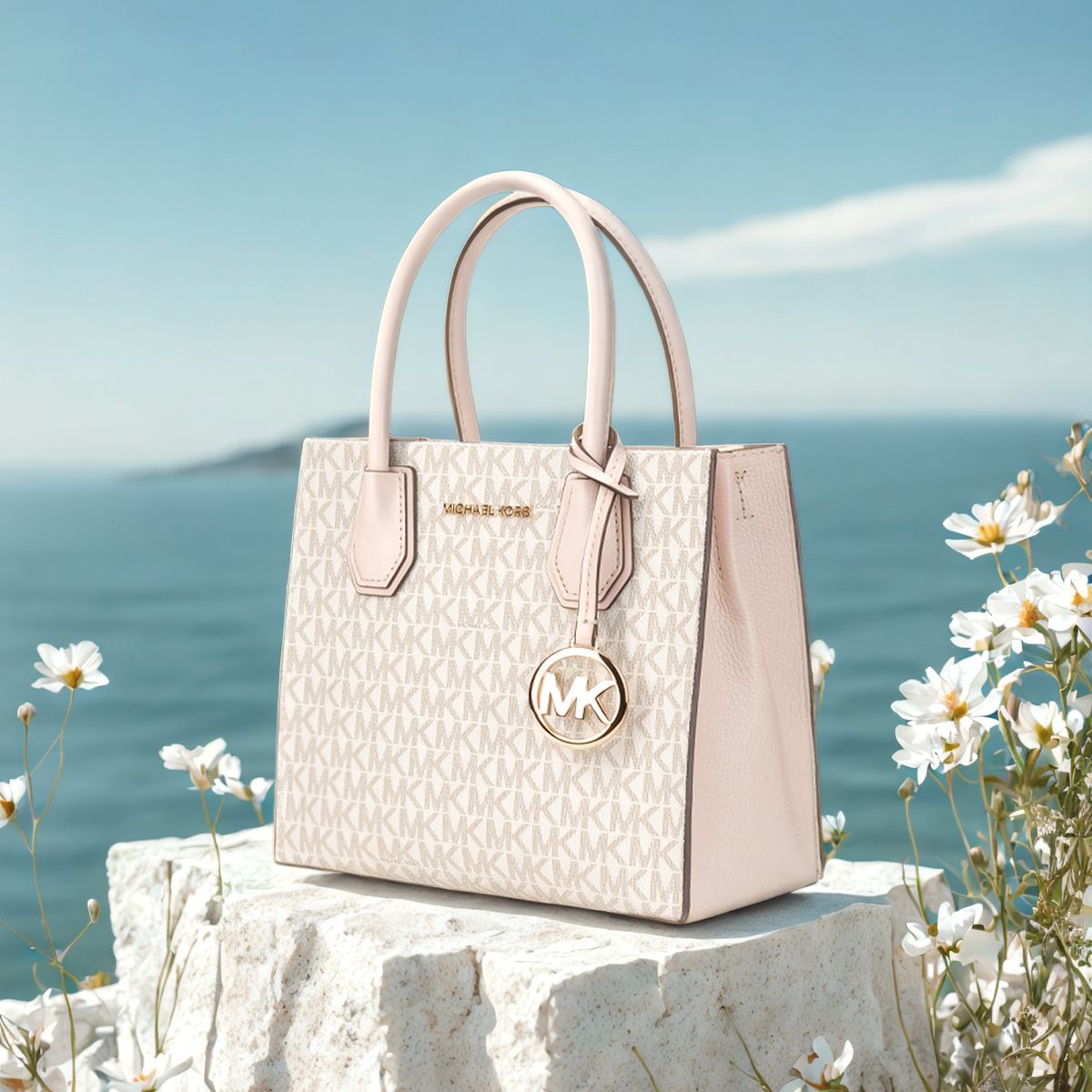 MICHAEL KORS Mercer Medium Log - Women'S Bags Of Michael Kors ulasan dan harga