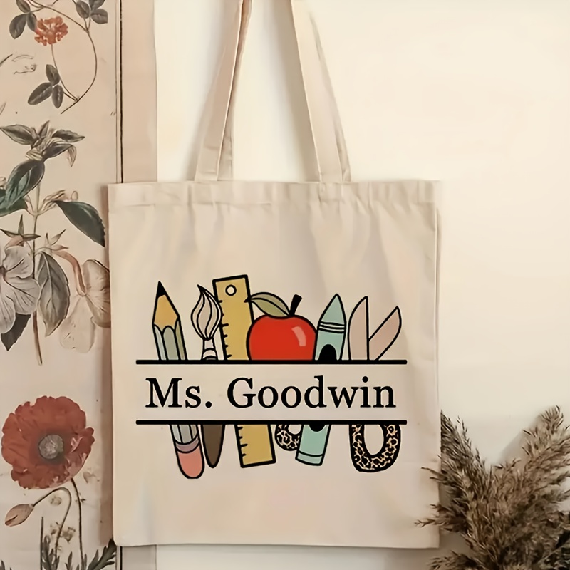 Custom Personalized Teacher Na - Women Bags Name ulasan dan harga