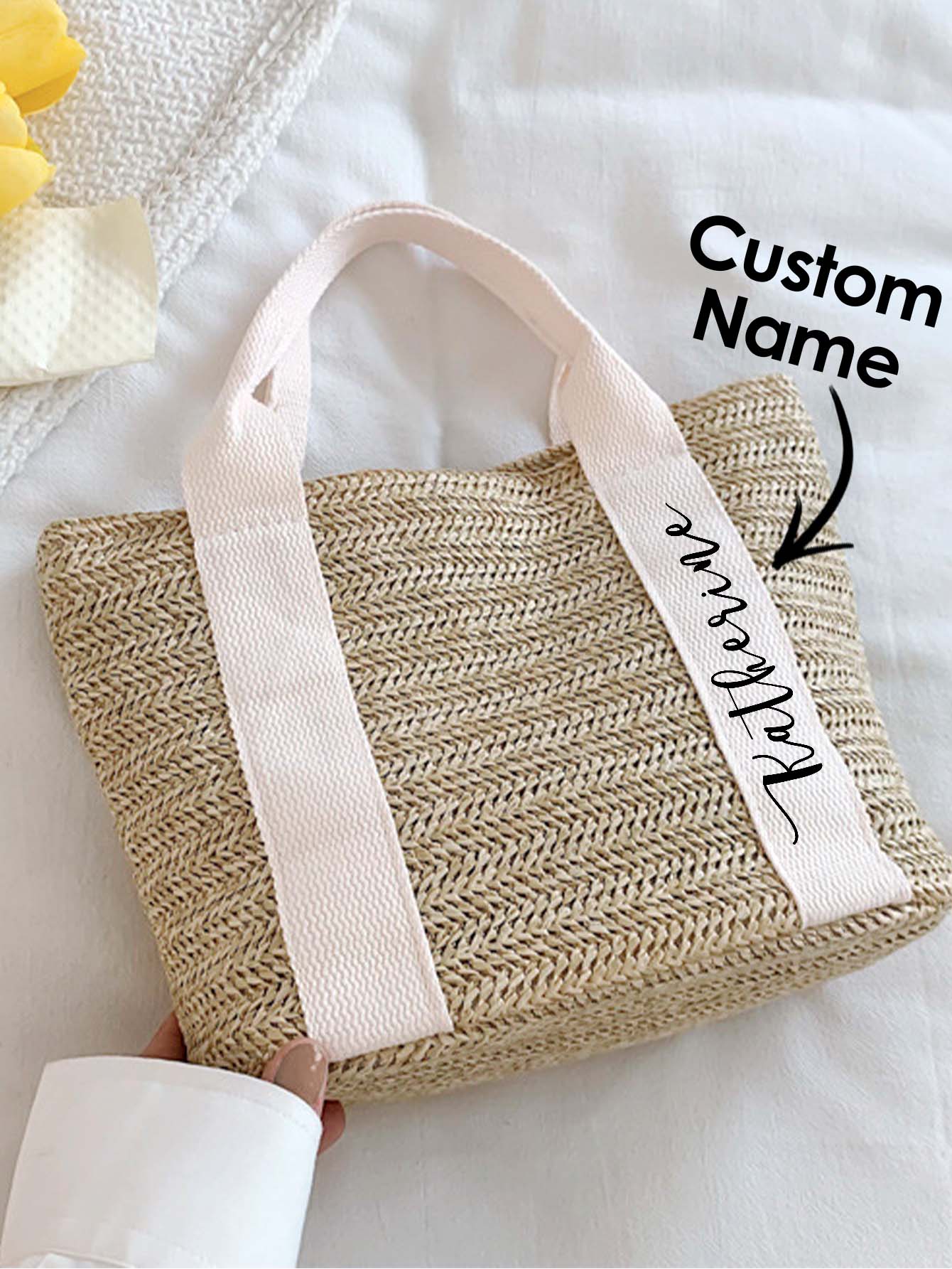 1pc Custom Name Handbag Person - Women Bags Name ulasan dan harga