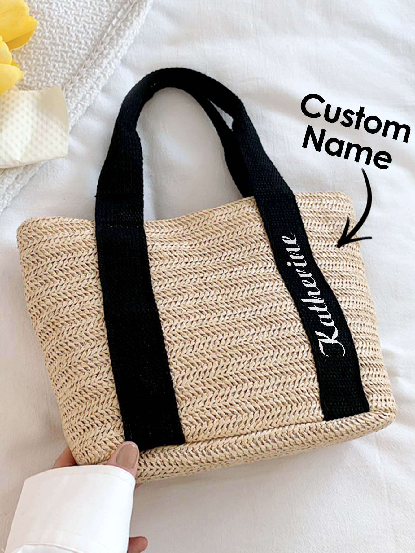 1pc Custom Name Handbag Person - Women Bags Name ulasan dan harga