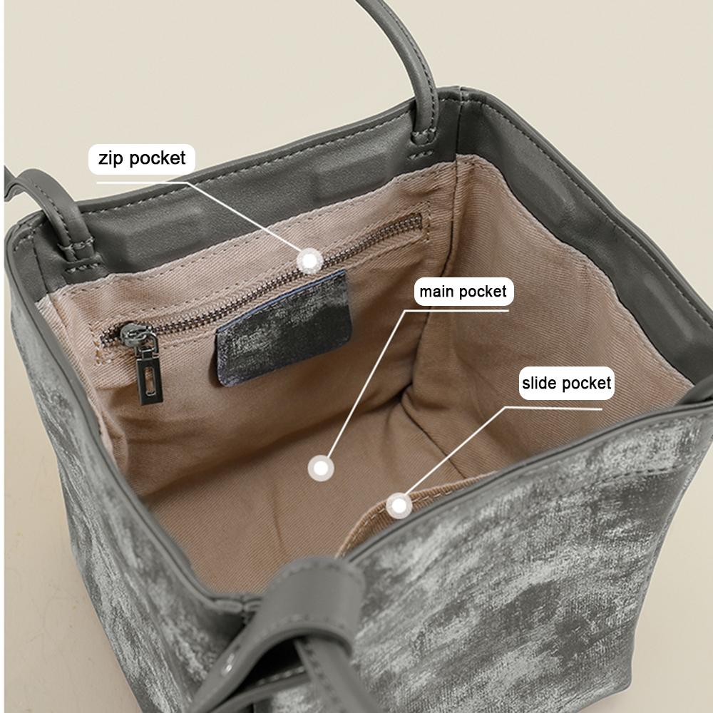 Fashion Silk Women Bucket Bag  - Women Bags Name ulasan dan harga