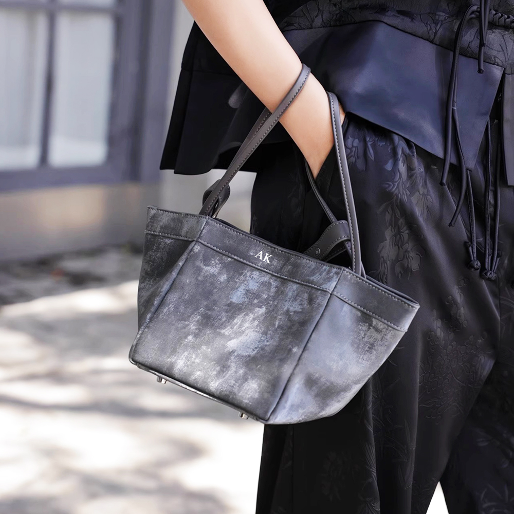Fashion Silk Women Bucket Bag  - Women Bags Name ulasan dan harga