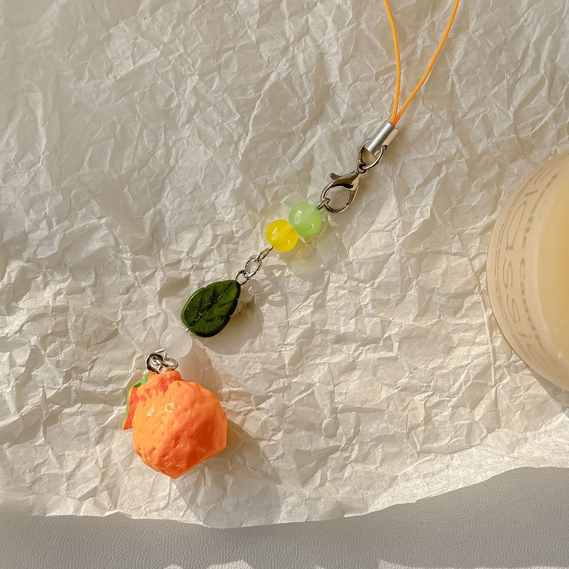 New Cute Orange Mobile Pendant - Women Bags Wholesale ulasan dan harga