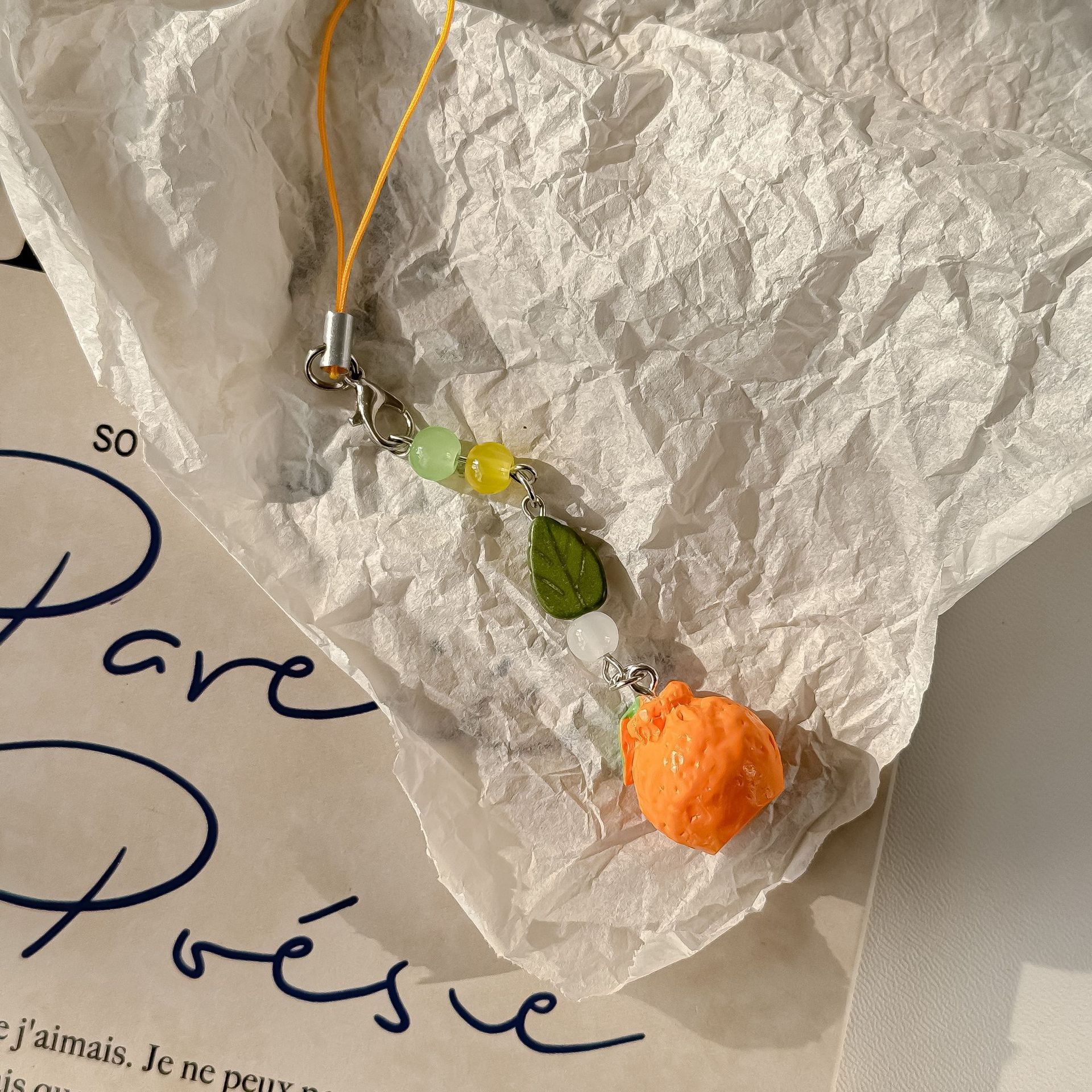 New Cute Orange Mobile Pendant - Women Bags Wholesale ulasan dan harga