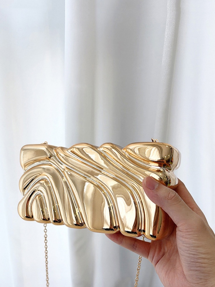 Acrylic Wing Striped Electropl - Women Handheld Bags ulasan dan harga