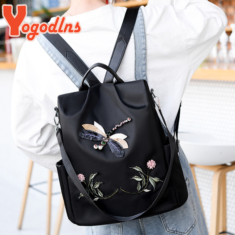 Yogodlns Fashion Embroidery Ba - Women Bags H&M ulasan dan harga